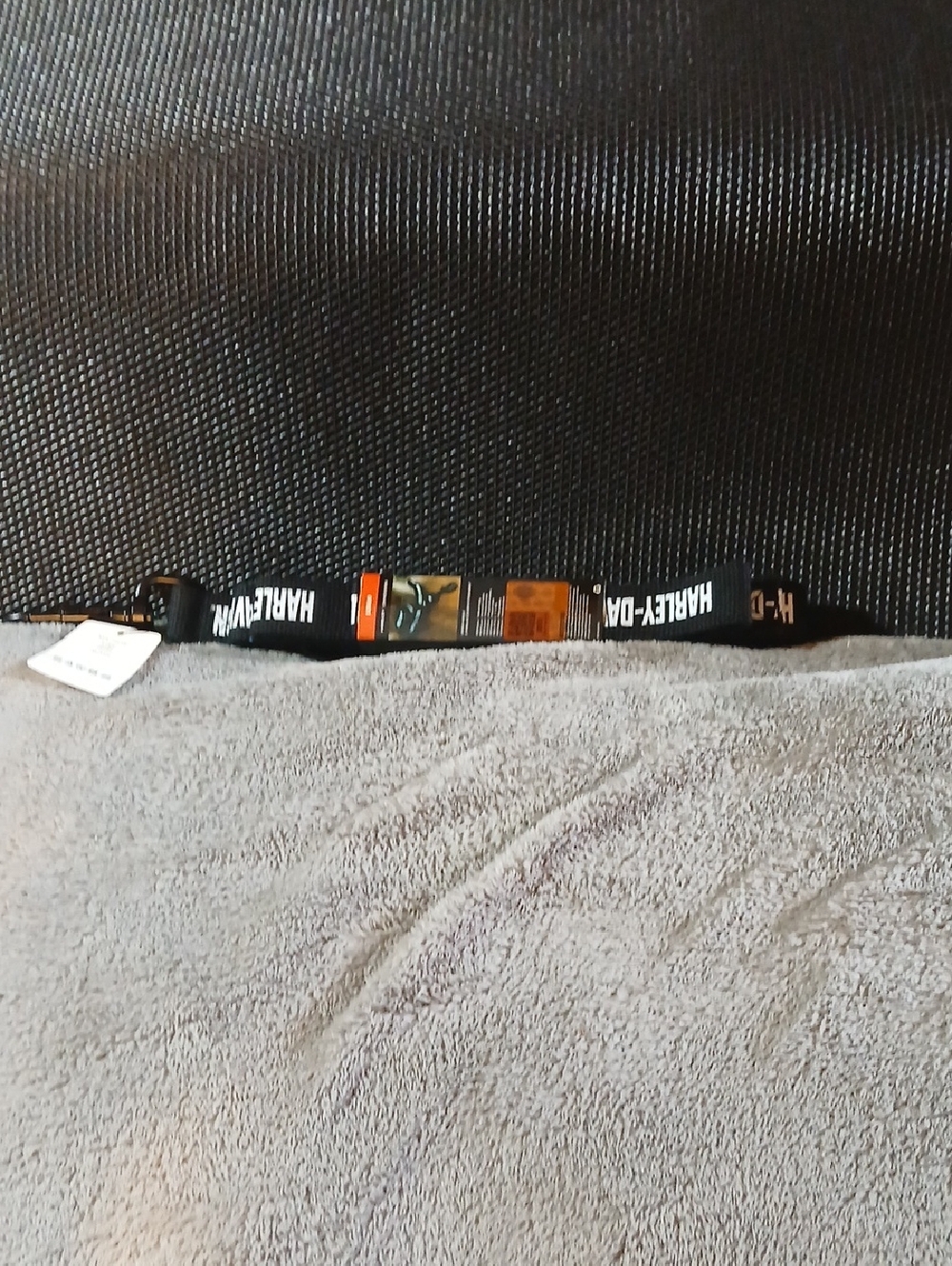 NWT Harley-Davidson Black and Orange Branded Dog Leash